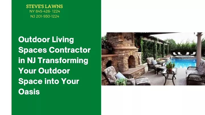 outdoor living spaces contractor