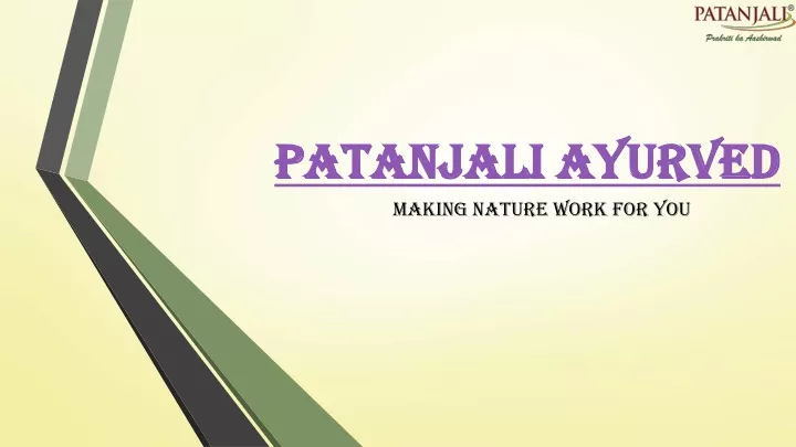 patanjali patanjali ayurved