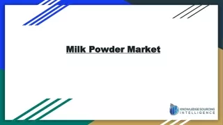 Milk Powder Market is estimated to grow at a CAGR of 3.62%