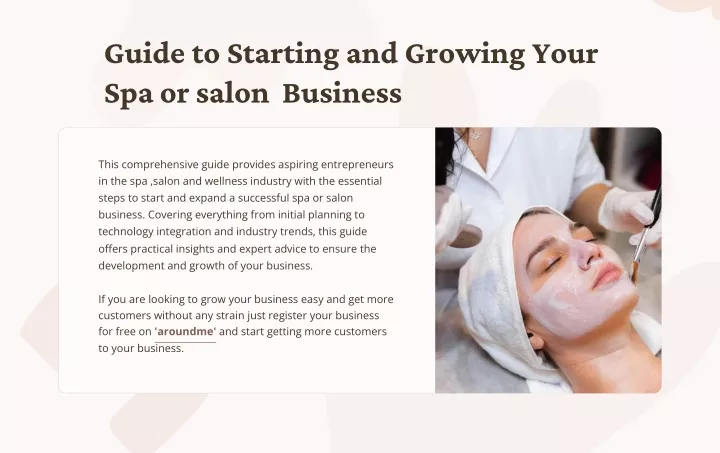 guide to starting and growing your spa or salon