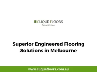 Superior Engineered Flooring Solutions in Melbourne