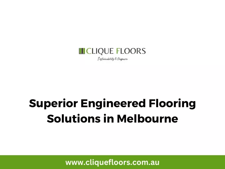 superior engineered flooring solutions