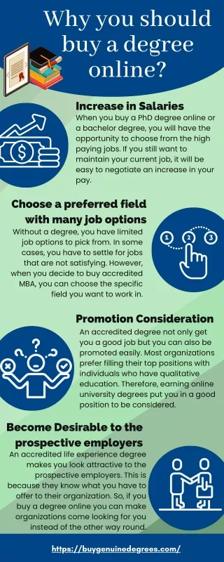 why you should buy a degree online