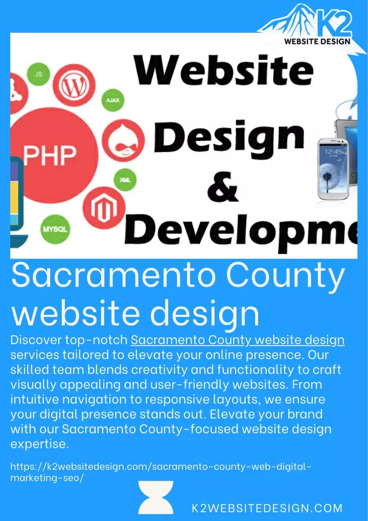 sacramento county website design discover