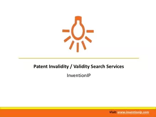patent invalidity validity search services