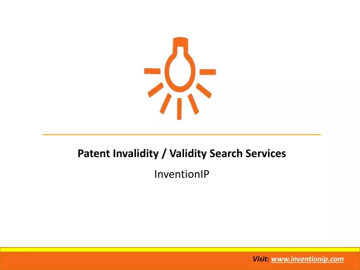 patent invalidity validity search services