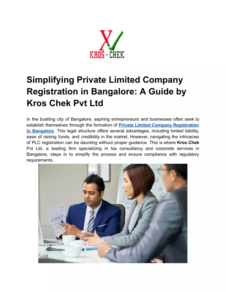 simplifying private limited company registration