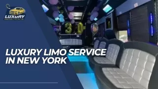 Luxury Limo Service in New York