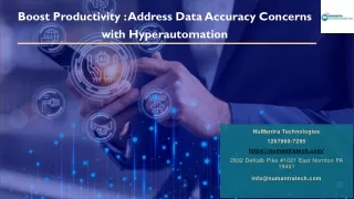 Boost Productivity Address Data Accuracy Concerns with Hyperautomation