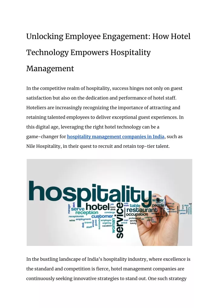 unlocking employee engagement how hotel