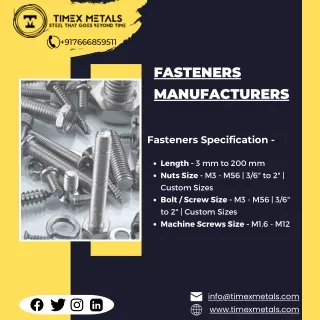 Fasteners in India|Bolt in India|Nuts in India|Round Bar in India|Pipe Fittings