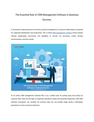 The Essential Role of CRM Management Software in Business Success (1)