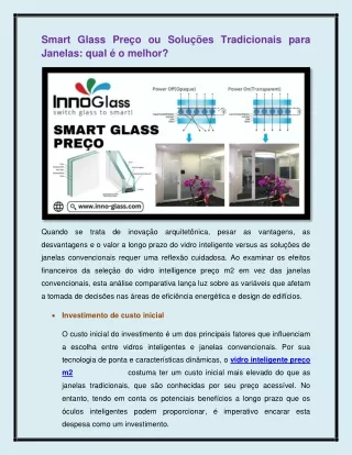 smart glass preço