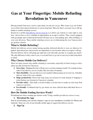 Gas at Your Fingertips_ Mobile Refueling Revolution in Vancouver