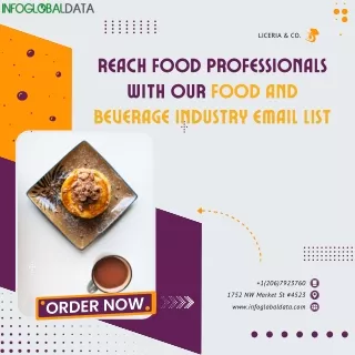 Reach Food professsionals with our Food and Beverage Industry Email List-infoglobaldata