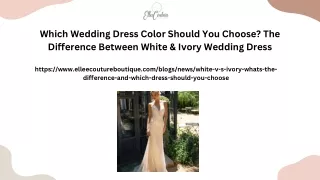 Which Wedding Dress Color Should You Choose?