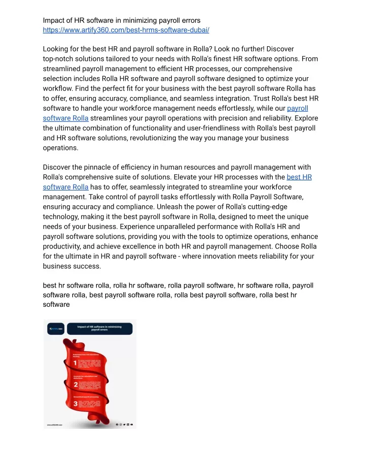 impact of hr software in minimizing payroll