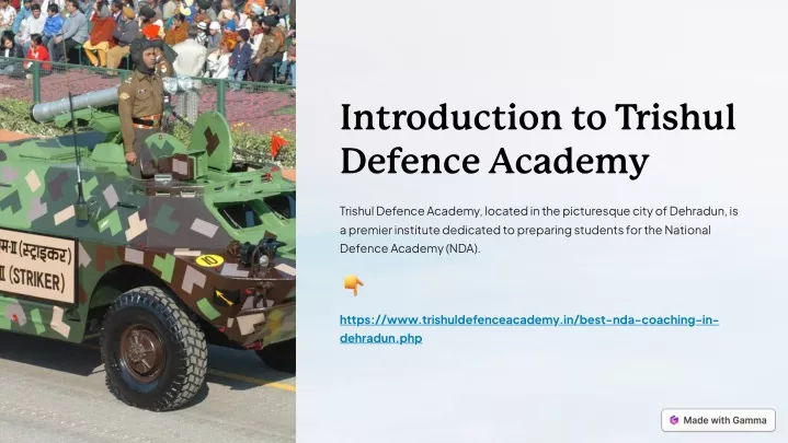 introduction to trishul defence academy