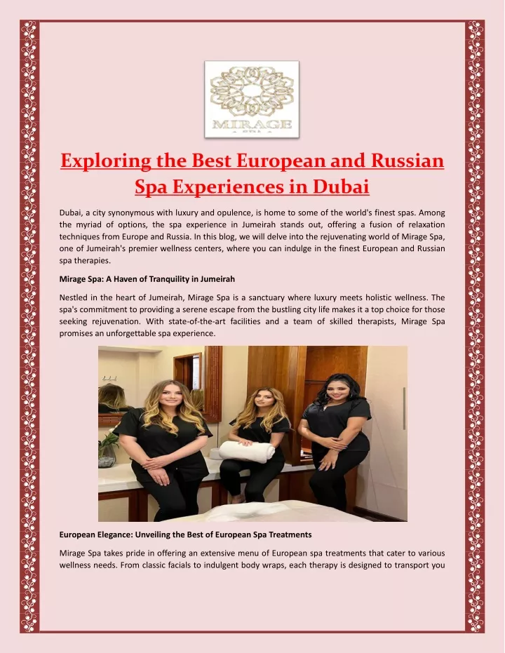 exploring the best european and russian