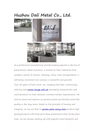 Huzhou Dali Metal Co., Ltd.