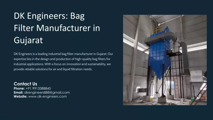 dk engineers bag filter manufacturer in gujarat