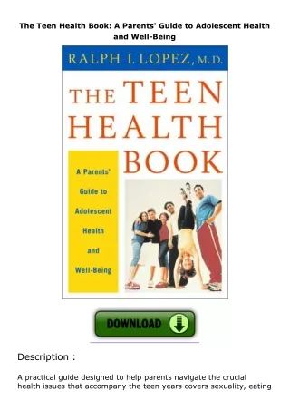 The-Teen-Health-Book-A-Parents-Guide-to-Adolescent-Health-and-WellBeing