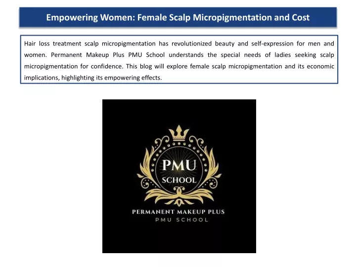 empowering women female scalp micropigmentation and cost