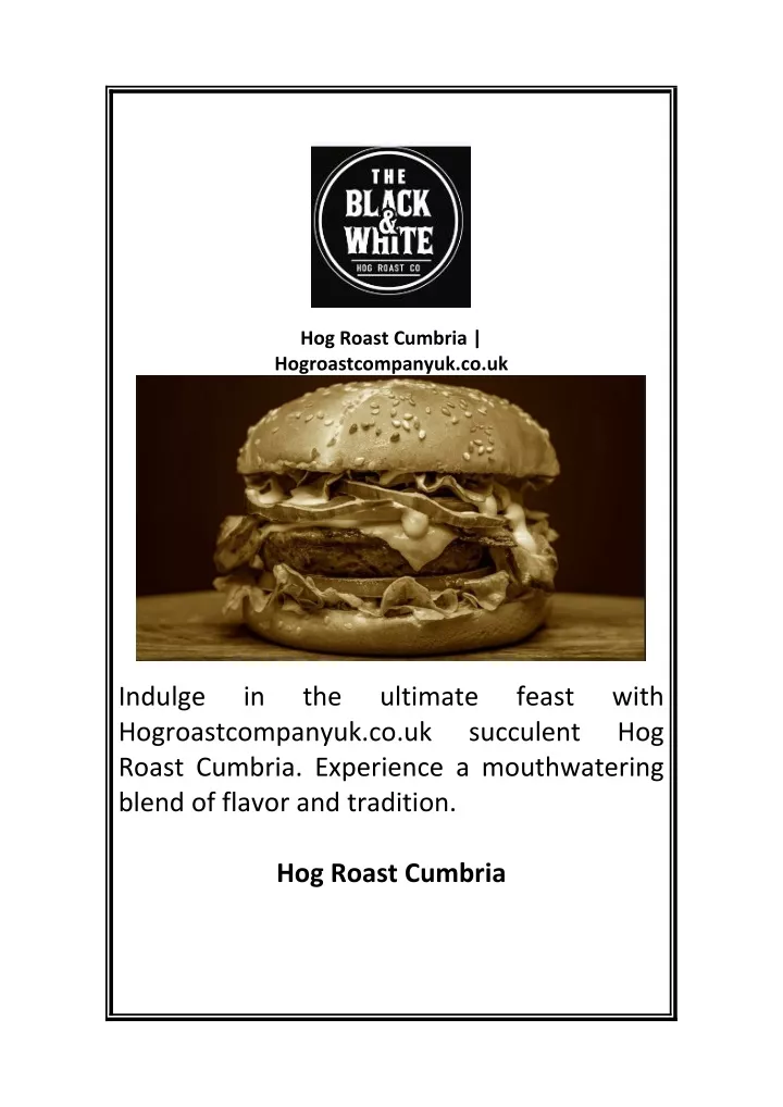 hog roast cumbria hogroastcompanyuk co uk