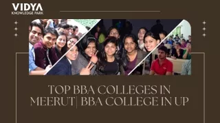 Top BBA Colleges in Meerut| BBA College in UP
