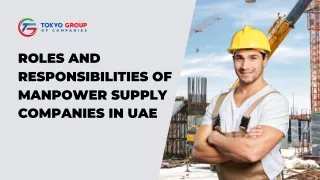 Roles and Responsibilities of Manpower Supply Companies in UAE