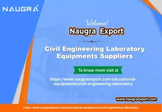Civil Engineering Laboratory Equipments Suppliers