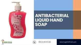 antibacterial liquid hand soap