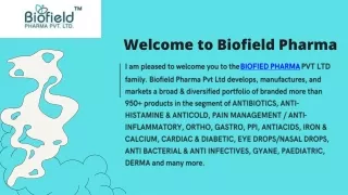 PCD Pharma Franchise-Biofiled Pharma
