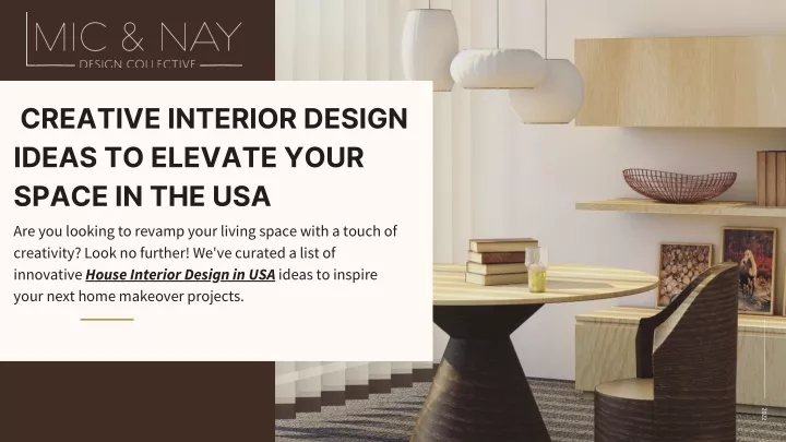 creative interior design ideas to elevate your