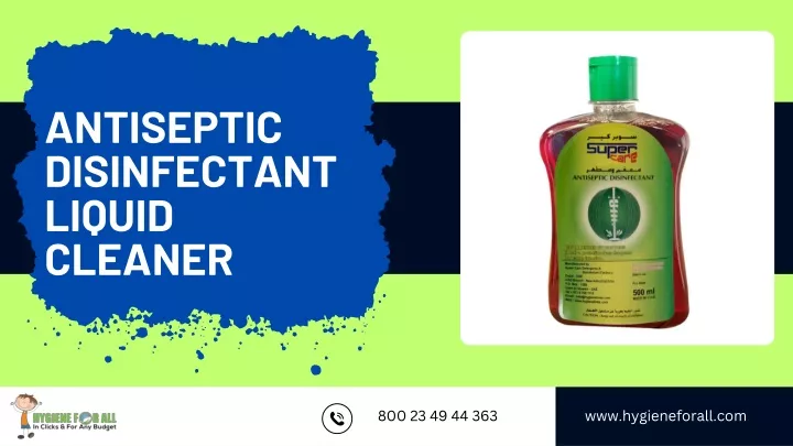 antiseptic disinfectant liquid cleaner