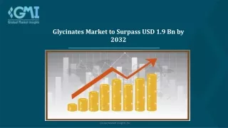 Glycinates Market Analysis and Forecast 2032