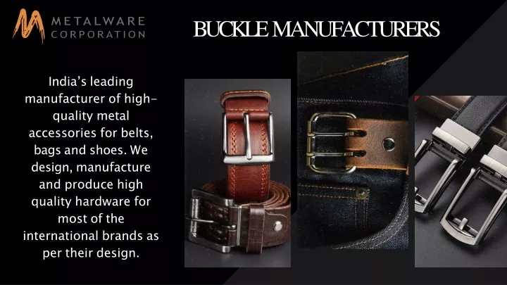 buckle manufacturers