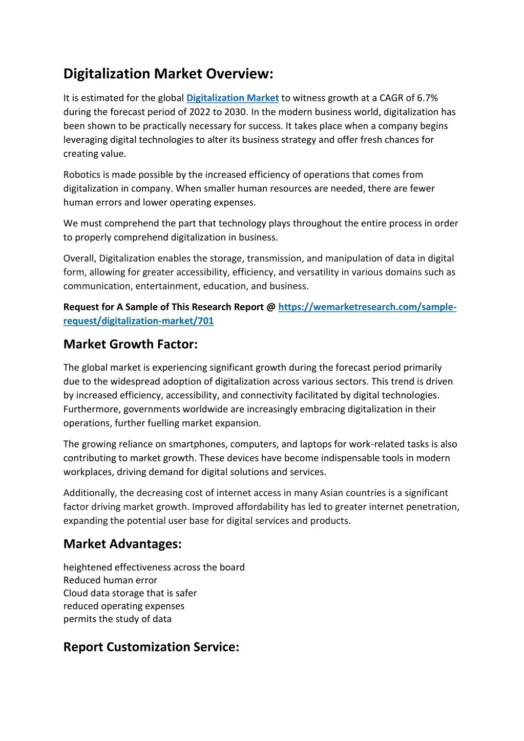 PPT - Digitalization Market Overview PowerPoint Presentation, free ...