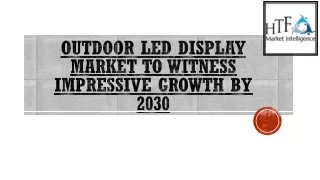 Outdoor LED Display Market