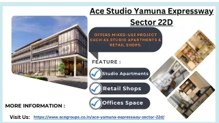 Ace Studio Yamuna Expressway Sector 22D | New Launch Project