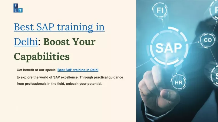 best sap training in delhi boost your capabilities