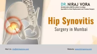 Hip Synovitis Surgery in Mumbai | Dr Niraj Vora