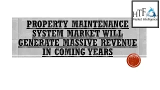 Property Maintenance System Market
