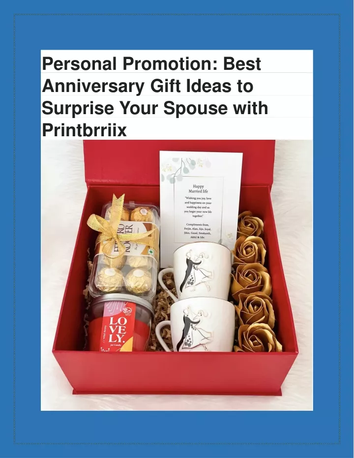 personal promotion best anniversary gift ideas