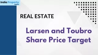 Larsen and Toubro Share Price Target