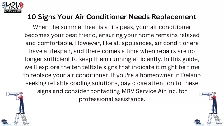 10 signs your air conditioner needs replacement
