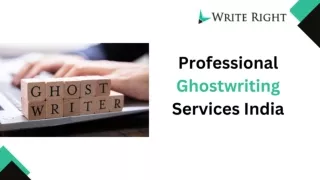 Professional Ghostwriting Services India