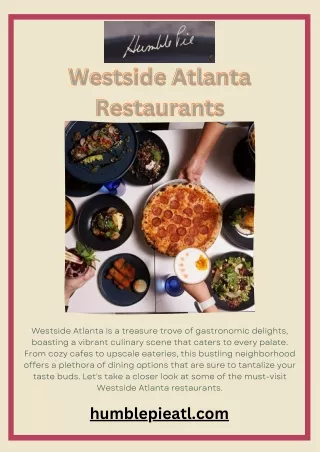 Westside Atlanta Restaurants - Humble Pie