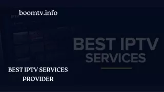 Best IPTV Services Provider