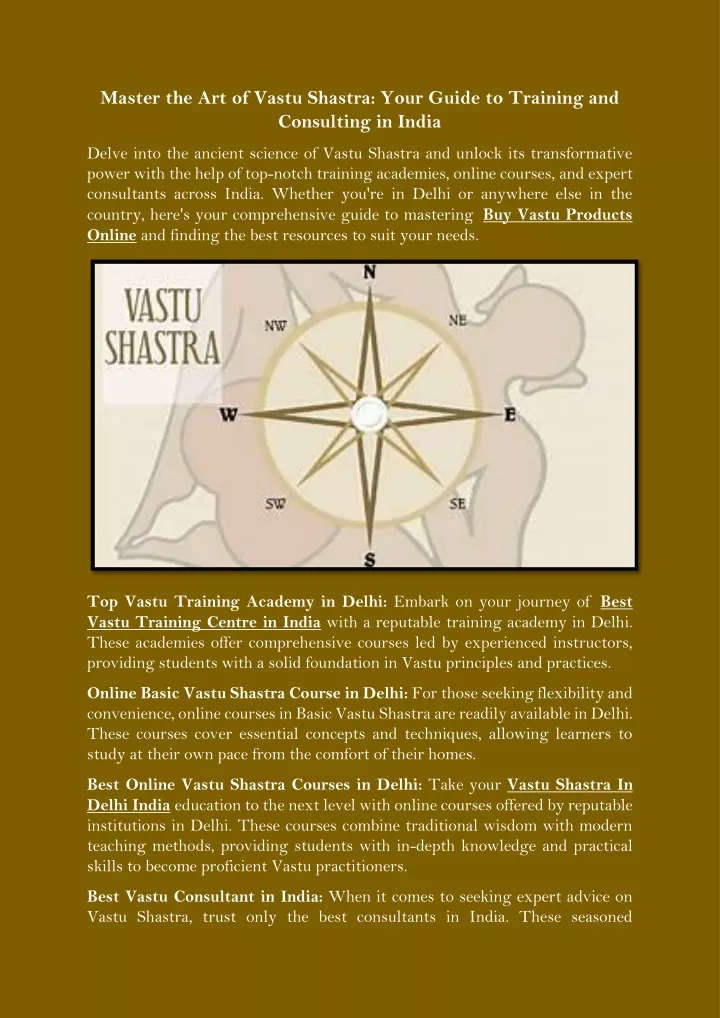 master the art of vastu shastra your guide